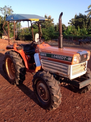 แทรกเตอร์คูโบต้า 2402 โฟวิล สภาพเดิมๆทั้งคันพร้อมใช้งานมีผาน พรวนให้