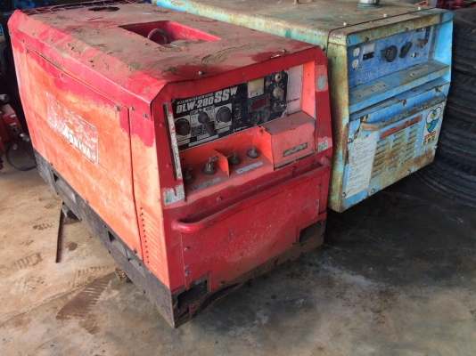 ขายเครื่องปั่นไฟ พร้อม เครื่องเชื่อม 2 หัว ขนาด 100 กิโลวัตต์ มือสองสภาพดีจากญี่ปุ่น ขายเครื่องปั่นไฟ พร้อม เครื่องเชื่อม 2 หัว ขนาด 100 กิโลวัตต์ มือสองสภาพดีจากญี่ปุ่น