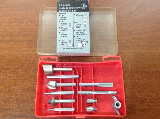 ขายดอกเร้าเตอร์  Craftsman 11 ชิ้น