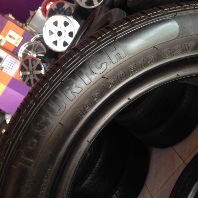ยางใหม่นำเข้าปี13 195-50-R15 ยกชุด 3,200.-