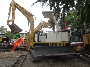 ขาย - รถขุด แบคโฮ สภาพสวย MITSUBISHI: MS030 (PC 30) มีลายหัวเจาะ หัวกระแทก พร้อมใช้งาน ขาย - รถขุด แบคโฮ สภาพสวย MITSUBISHI: MS030 (PC 30) มีลายหัวเจาะ หัวกระแทก พร้อมใช้งาน