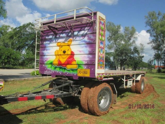 มิตซูฟูโซ่FN-2524  240แรง 10เกียร์โลไฮกระบะพื้นเรียบ แม่ลูกรถปี 2556