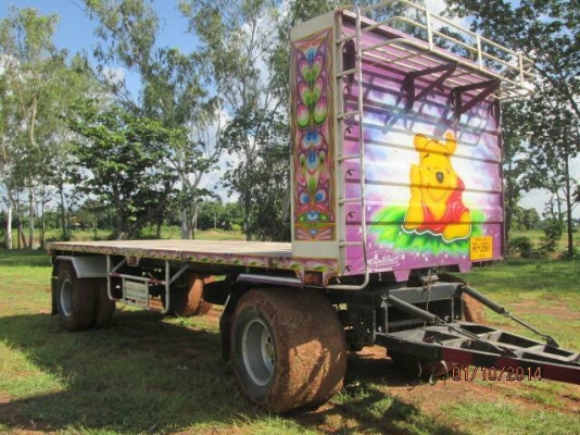 มิตซูฟูโซ่FN-2524  240แรง 10เกียร์โลไฮกระบะพื้นเรียบ แม่ลูกรถปี 2556