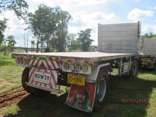 มิตซูฟูโซ่FN-2524  240แรง 10เกียร์โลไฮกระบะพื้นเรียบ แม่ลูกรถปี 2556