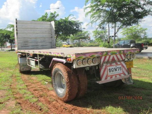 มิตซูฟูโซ่FN-2524  240แรง 10เกียร์โลไฮกระบะพื้นเรียบ แม่ลูกรถปี 2556