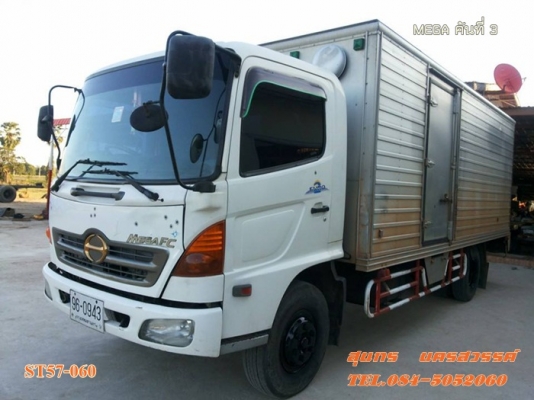 ขายด่วน รถบรรทุก 6 ล้อ HINO MEGA 150 แรงEURO-2 ตู้ 3 บาน รถห้างแท้ สภาพเดิมๆสวย พร้อมใช้สุดๆ ราคาสุดคุ้ม