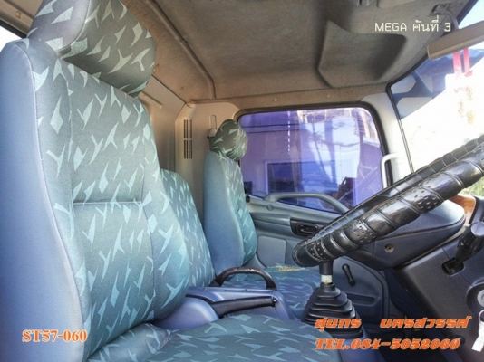 ขายด่วน รถบรรทุก 6 ล้อ HINO MEGA 150 แรงEURO-2 ตู้ 3 บาน รถห้างแท้ สภาพเดิมๆสวย พร้อมใช้สุดๆ ราคาสุดคุ้ม