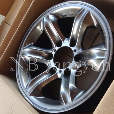 ล้อแม็ก เล็บเหยี่ยว isuzu แท้ ขอบ 16 (ชุดที่สองสี ไฮเปอร์แบล็ค)