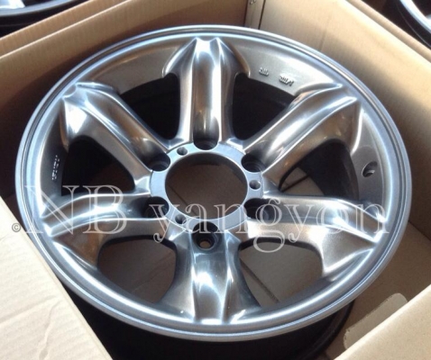 ล้อแม็ก เล็บเหยี่ยว isuzu แท้ ขอบ 16 (ชุดที่สองสี ไฮเปอร์แบล็ค)