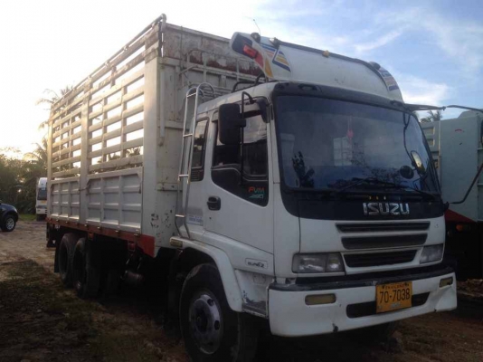 หลุดมัดจำคับ 10ล้อ1เพลา ISUZU  เดก้า 195แรงม้า ปี40 รถสวย คอกเหล็กสูง เครื่องดี แน่น คัทซีสวย เล่มพร้อม.. 087-2976734