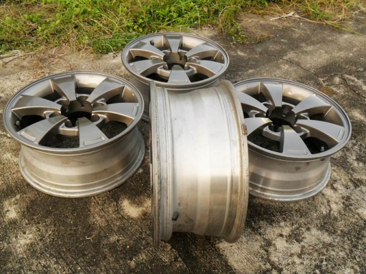 ล้อแม็กซ์แท้ ขอบ16นิ้ว 6รู139(4วง=2,900บ.)วงละ725บ. ไม่แตก ไม่ดุ้ง สีสวย ใส่กระบะซิ่ง ที่ดุมล้อ 6รู139ได้เกือบทุกรุ่น T.092-9351644