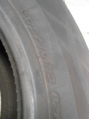 ขอบ13   ยางใหม่ ปี2013   175/70R13 HANKOOK OPTIMO ME02 ชุด 4 เส้น ปี2013  TEL.081-427-3941