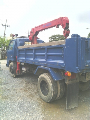 6ล้อดั้มพ์ npr115แรงม้า ติดเครน2.5ตัน รถเครื่องดี คัทซีสวย พร้อมใช้งาน เอกสารพร้อม 087-2976734