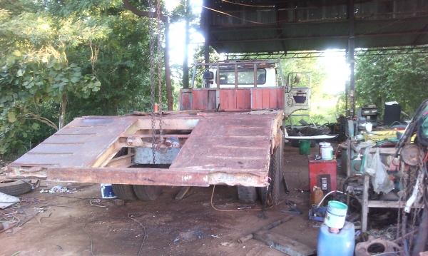 ขายด่วนรถ10สิบล้อKT925เครืองEH700หางเทนเลอร์ลากแบคโฮ