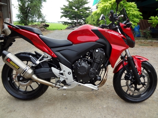 ขาย CB500F วิ่ง 3300 โล คู่มือ ใบรับประกัน  ขอขาย 119,000 บาท วันนี้ต่อได้