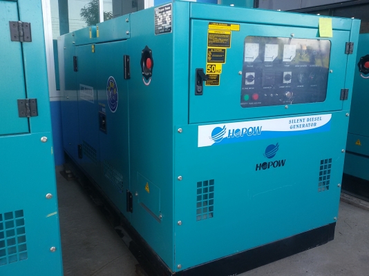 ขายเครื่องปั่นไฟ 100 kvaพร้อมตู้เก็บเสียงประกอบนอกมีเทอโบว์