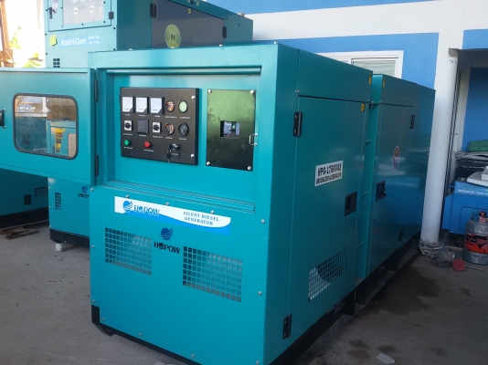 ขายเครื่องปั่นไฟ 100 kvaพร้อมตู้เก็บเสียงประกอบนอกมีเทอโบว์