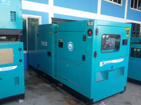 ขายเครื่องปั่นไฟ 100 kvaพร้อมตู้เก็บเสียงประกอบนอกมีเทอโบว์