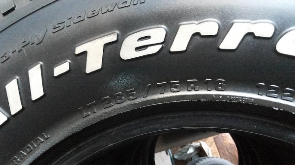 BF All 285 75 16 มี 5 เส้นขายถูกๆ