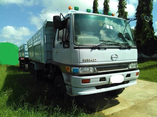 ขายรถสิบล้อ hino fm2k สมอเงิน ดั้มสามมิตร พ่วงแม่ลูก ปี 40 ราคาต่อรองได้ ยางสวยรถพร้อมใช้งาน