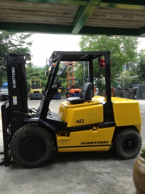 +++ ขายโฟล์คลิฟท์   SUMITOMO  YALE  FD40  ขนาด  4  ตัน  เครื่องยนต์ดีเซล  เสา  3  เมตร  เกียร์ออโตเมติค  งา 1,070  มม.  ยางตัน    (รถพร้อมใช้  สภาพดีครับ)