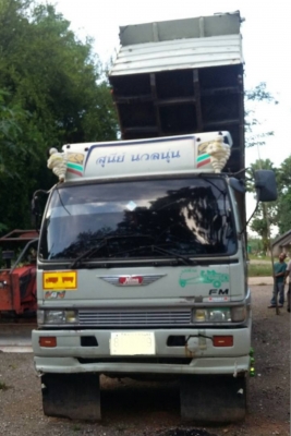 ขาย HINO 3M สองเพลา ดั๊มกระบะเหล็ก สามมิตร รถปี 38