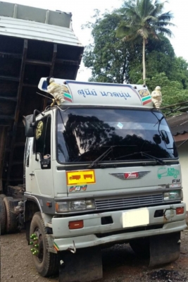 ขาย HINO 3M สองเพลา ดั๊มกระบะเหล็ก สามมิตร รถปี 38