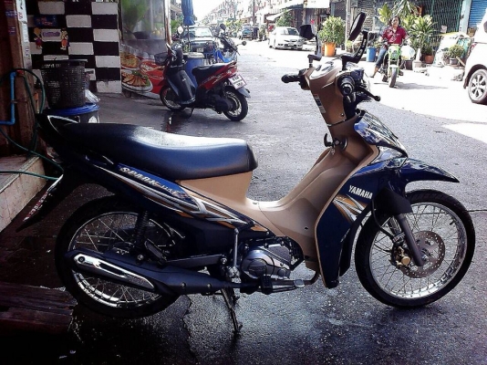 spark 115 I ปี 56 รถหลุดจำนำ กุญแจใหญ่ สีครีม ดำ รถบ้าน สวย เครื่องเดิมๆ มีสำเนาเล่ม