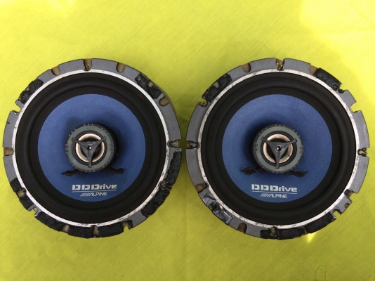 ลำโพง Alpine ตระกูล DDDrive รุ่น DDS-162C ลำโพงแกนร่วม 2ทาง