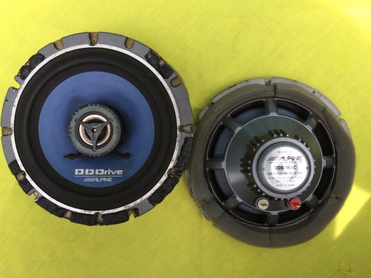 ลำโพง Alpine ตระกูล DDDrive รุ่น DDS-162C ลำโพงแกนร่วม 2ทาง