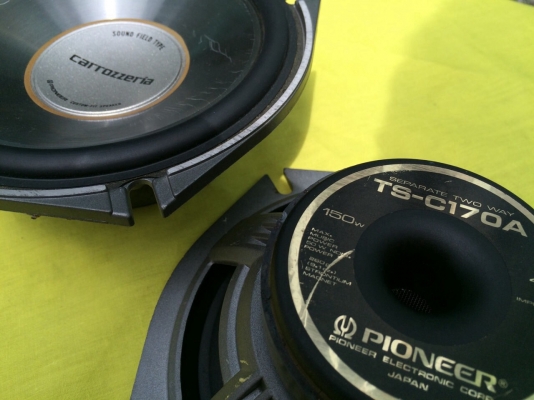 ลำโพง Pioneer Carrozzeria รุ่น TS-C170A ลำโพงแยกชิ้น 2 ทาง