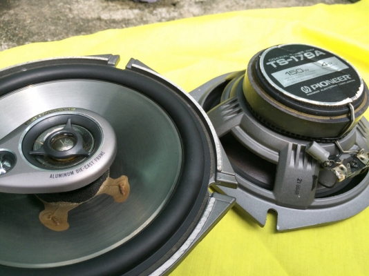 ลำโพง Pioneer Carrozzeria รุ่น TS-179A ลำโพงแกนร่วม 3 ทาง