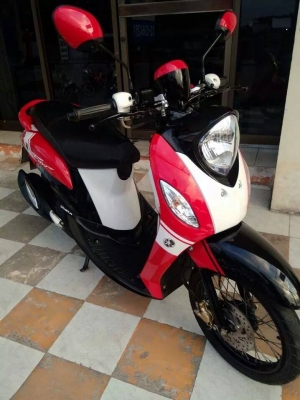 สวยมากสภาพนางฟ้า Yamaha Fino FI ปี 2556 รุ่นใหม่ล่าสุด ลาย Sport