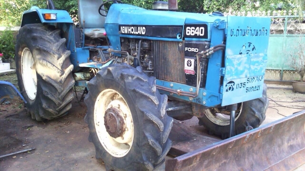 ขายรถไถ FORD 6640 รถปี 97 ใบมีดไทยเฮงหลี ผาน 7 เอกสารเล่มทะเบียน รถพร้อมใช้งานค่