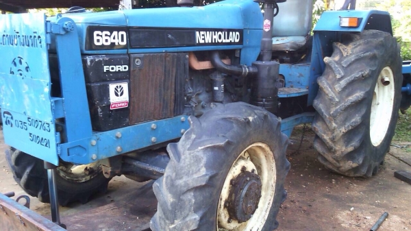 ขายรถไถ FORD 6640 รถปี 97 ใบมีดไทยเฮงหลี ผาน 7 เอกสารเล่มทะเบียน รถพร้อมใช้งานค่