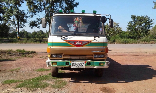 ขายรถสิบล้อเทเลอร์รถเกี่ยว HINO FD176B รถประกอบ ปี 39 เครื่อง HO7C-185 แรง 2 เพลา เบรคลมดูด พวงมาลัยพาวเวอร์ ทะเบียนพร้อม