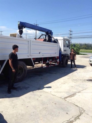 ขายรถบรรทุกหกล้อติดเครน Mitsubishi MMTFK457 เครื่อง 6D16 turbo-220 แรง ติดเครน3.6 ตัน