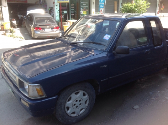 โตโยต้า ไมตี้แค็ป ปี 94 สีน้ำเงิน เครื่องแน่น รถเดิม ราคา85000-บาท โตโยต้า ไมตี้แค็ป ปี 94 สีน้ำเงิน เครื่องแน่น รถเดิม ราคา85000-บาท