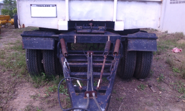 ลูกพ่วง 2 เพลา ไม่ดัมพ์ อู่พนัส ยาว 6.20 เมตร ราคาถูกๆๆๆ