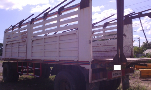 ลูกพ่วง 2 เพลา ไม่ดัมพ์ อู่พนัส ยาว 6.20 เมตร ราคาถูกๆๆๆ