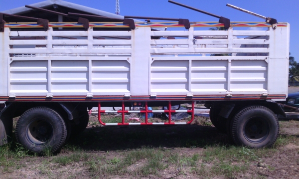 ลูกพ่วง 2 เพลา ไม่ดัมพ์ อู่พนัส ยาว 6.20 เมตร ราคาถูกๆๆๆ