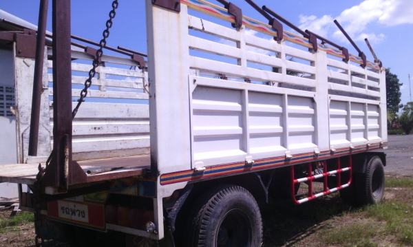 ลูกพ่วง 2 เพลา ไม่ดัมพ์ อู่พนัส ยาว 6.20 เมตร ราคาถูกๆๆๆ