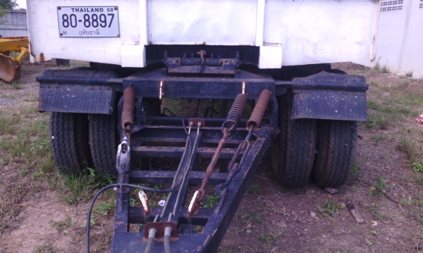 ลูกพ่วง 2 เพลา ไม่ดัมพ์ อู่พนัส ยาว 6.20 เมตร ราคาถูกๆๆๆ