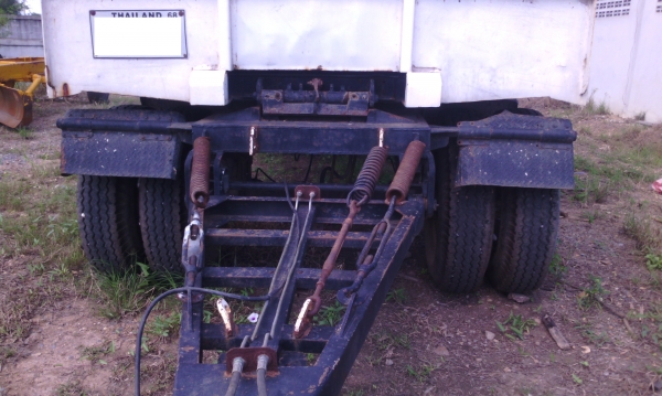 ลูกพ่วง 2 เพลา ไม่ดัมพ์ อู่พนัส ยาว 6.20 เมตร ราคาถูกๆๆๆ