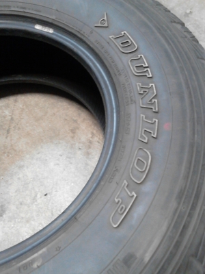 265/70R16 DUNLOP GRANDTREK AT3 ตัวหนังสือขาว ชุด 4 เส้น  TEL.081-427-3941