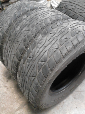265/70R16 DUNLOP GRANDTREK AT3 ตัวหนังสือขาว ชุด 4 เส้น  TEL.081-427-3941