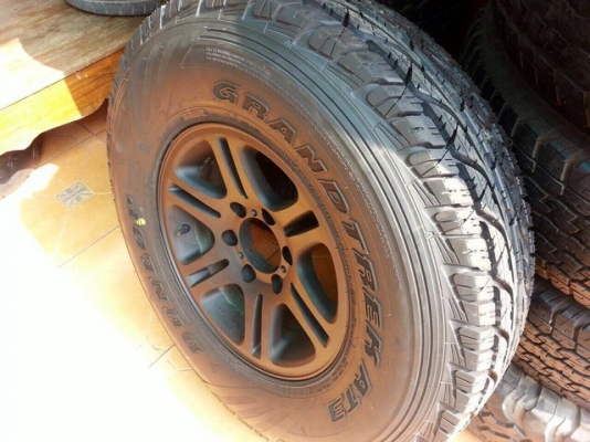 ขายยางใหม่ 235 85 16 AT พร้อมล้อ โรดิโอ ขายยางใหม่ 235 85 16 AT พร้อมล้อ โรดิโอ