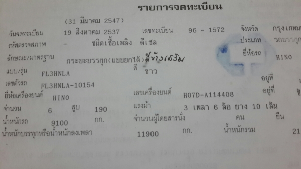 ขาย10ล้อฮีโน่ สิงไฮเทค FL3H ดั๊ม1 เพลา เบรคจิฟฟี่ พวงมาลัยพาวเวอร์ เครื่องHO7D 195แรงม้า หน้าตาอยู่ระหว่างการจัดรูปทรงให้สวยงาม