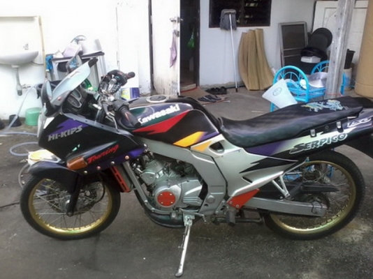 ขาย Kawasaki Serpico150 รถบ้านราคาเบาๆ ขาย Kawasaki Serpico150 รถบ้านราคาเบาๆ