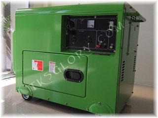 เครื่องกำเนิดไฟฟ้า ดีเซล ขนาด 5.2 KW  5200W  แบบมีตู้เก็บเสียง